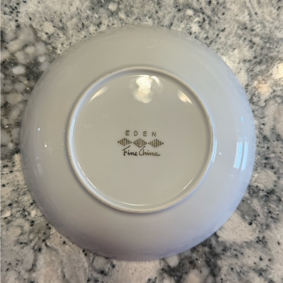 Vintage Eden Fine China Japan 5.5” Bowl Delicate Pink Floral Grasses EUC - Picture 2 of 7